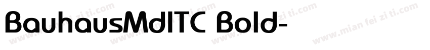 BauhausMdITC Bold字体转换